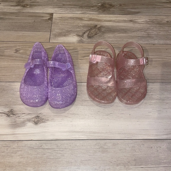 Gap (pink sandal) and Old navy (purple Mary Jane sandal) - Picture 1 of 3